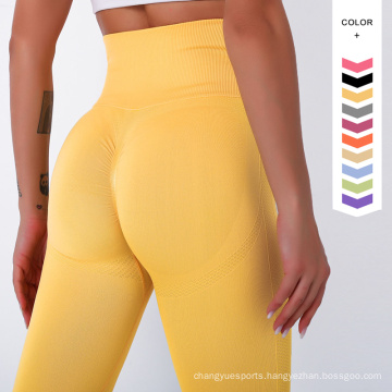 Custom Women Leggings Gym Workout Yoga Sportswear Heart Butt Yoga Pants Colorful Butt Fit Leggings